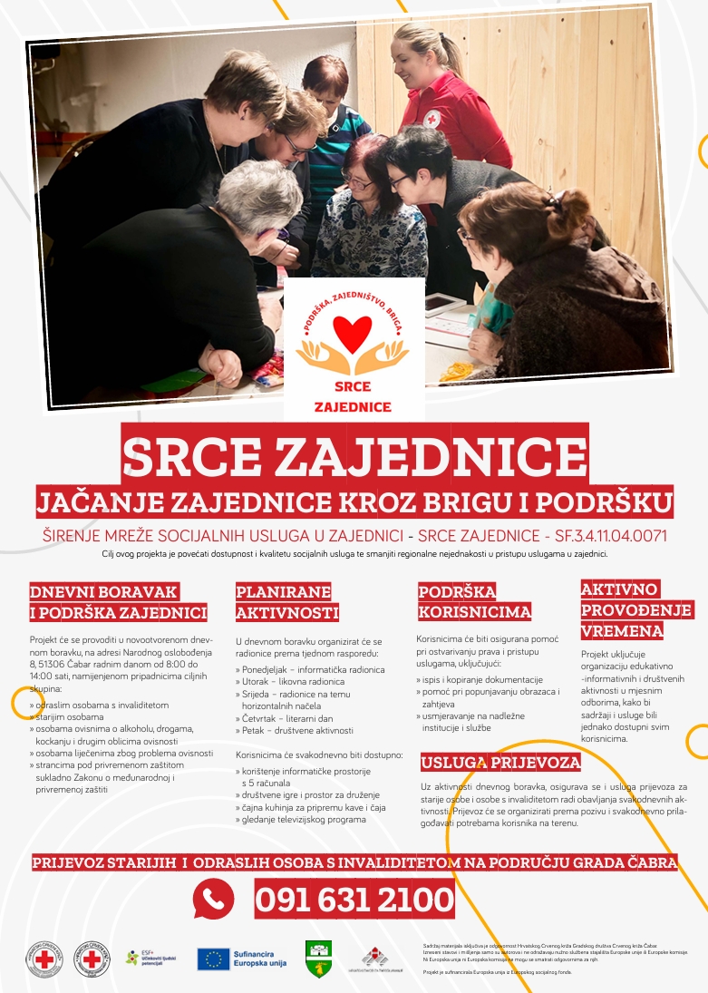 [2] BESPLATNE SOCIJALNE USLUGE KROZ PROJEKT „SRCE ZAJEDNICE - SF.3.4.11.04.0071"